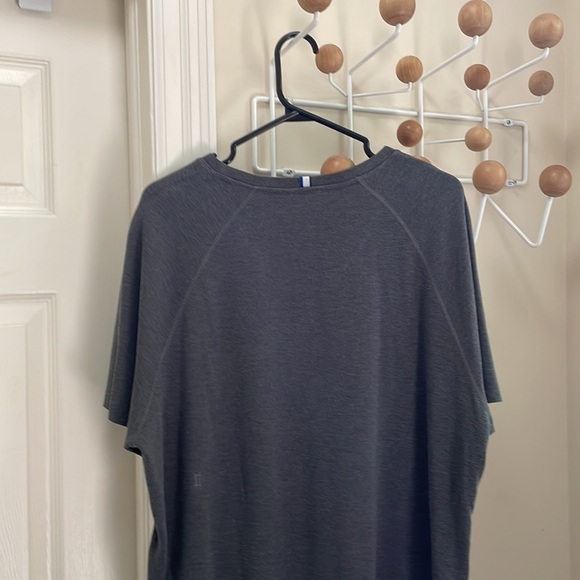 Kit and Ace - Loose Baggy Zip Pocket Oversized Shirt - Grey - Large - Picture 10 of 15